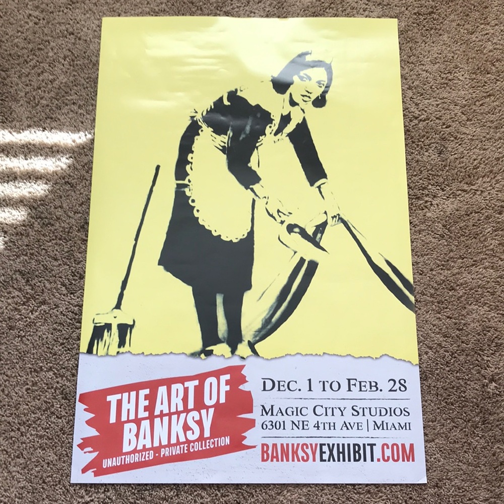 Limited Edition Banksy Poster and Souvenir Program